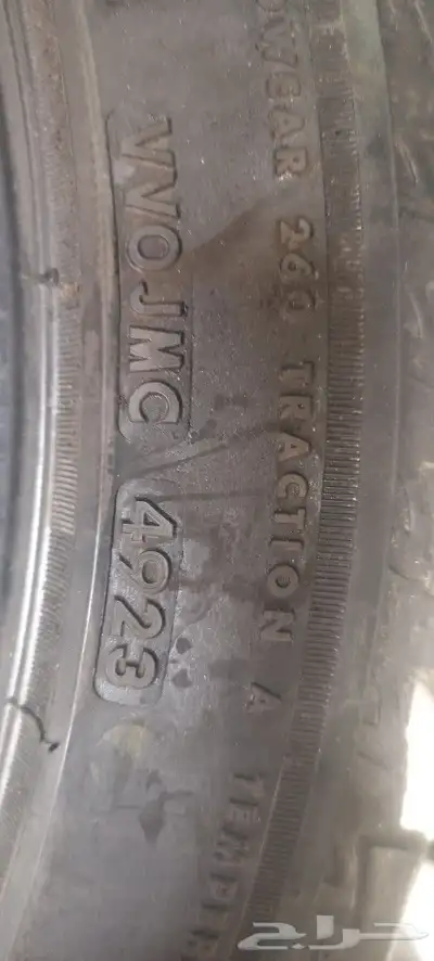طقم كفرات برجستون مره نظيف خاليه من العيوب عاشرط تركب على كا 0