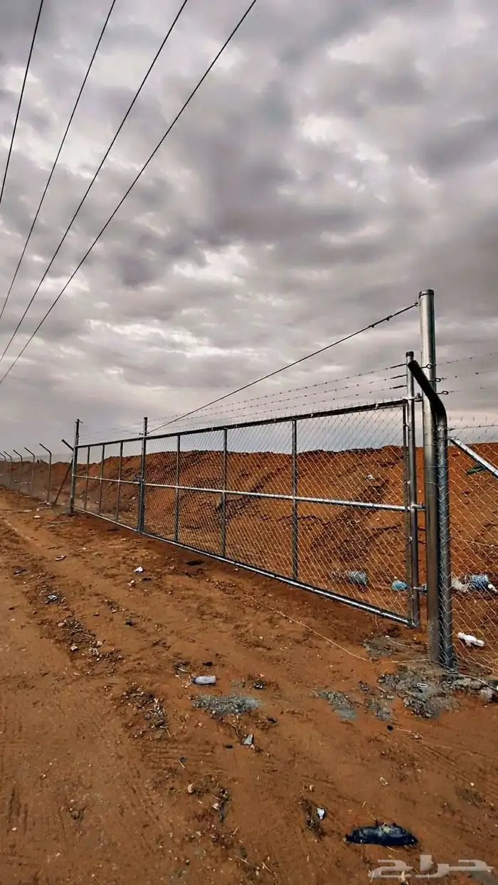 توريد نخيل وتنفيذ أعمال الشبك والسياج 2