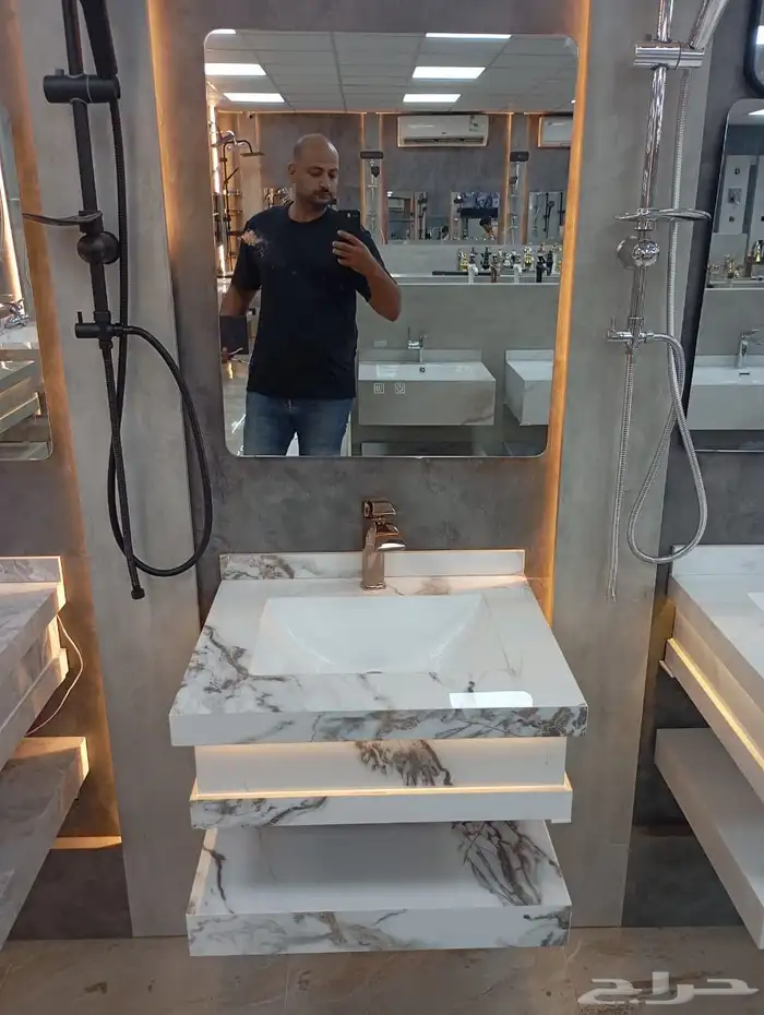 مغاسل بورسلان فخمة مقاومة للماء جودة عالية 6