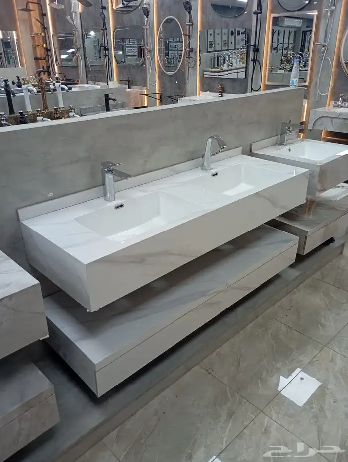 مغاسل بورسلان فخمة مقاومة للماء جودة عالية 10