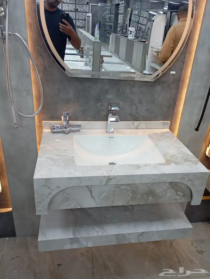 مغاسل بورسلان فخمة مقاومة للماء جودة عالية 8