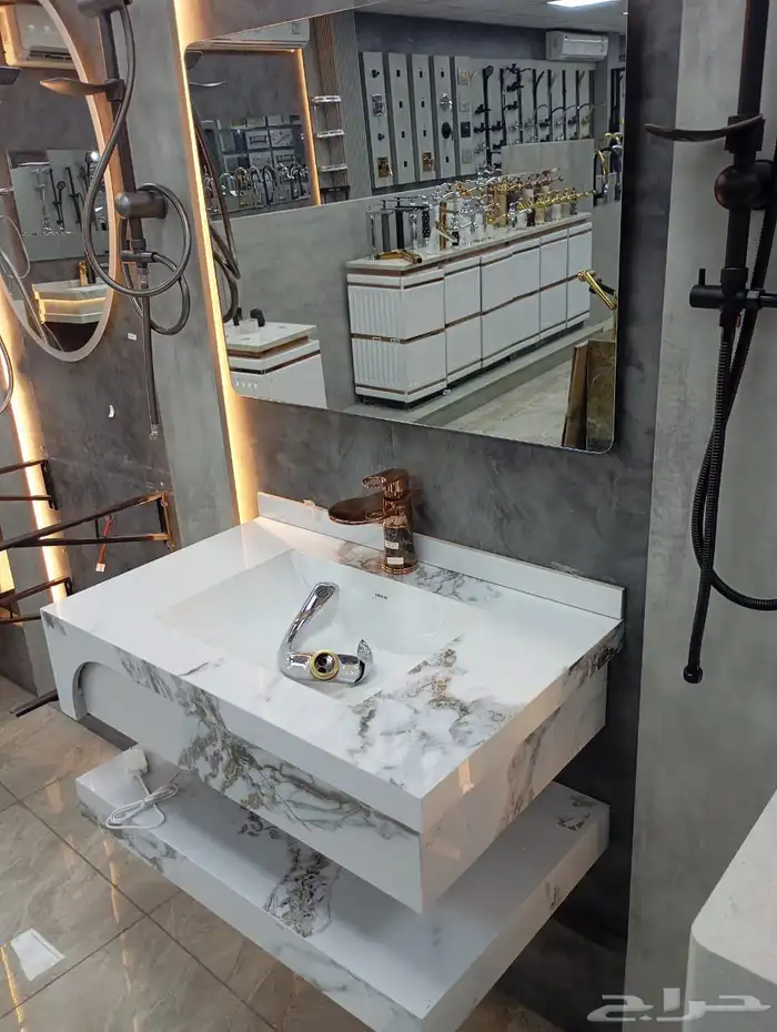 مغاسل بورسلان فخمة مقاومة للماء جودة عالية 12