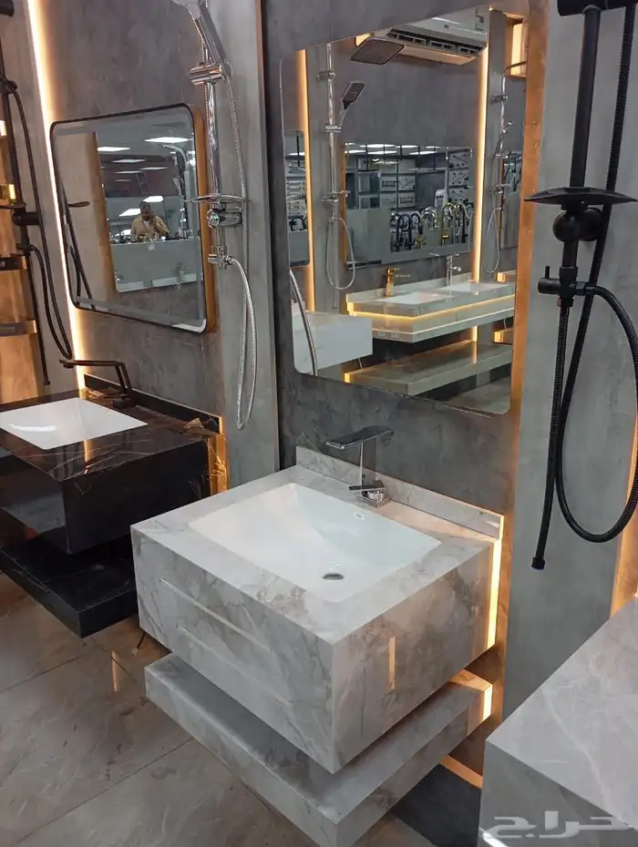 مغاسل بورسلان فخمة مقاومة للماء جودة عالية 13