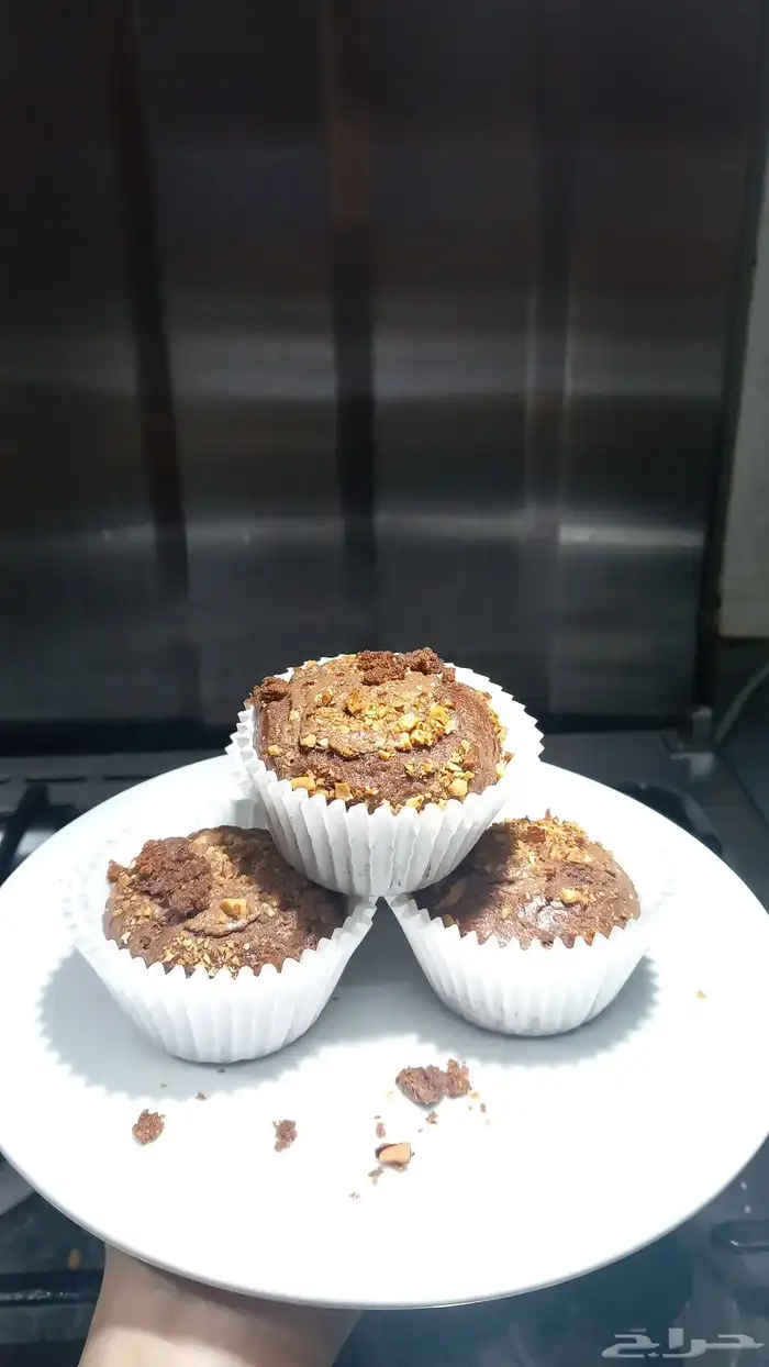 كيك رفايلو بالبندق والموز الصحي 0