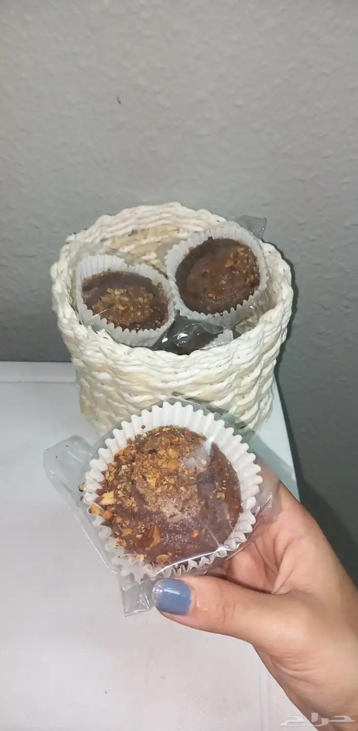 كيك رفايلو بالبندق والموز الصحي 2