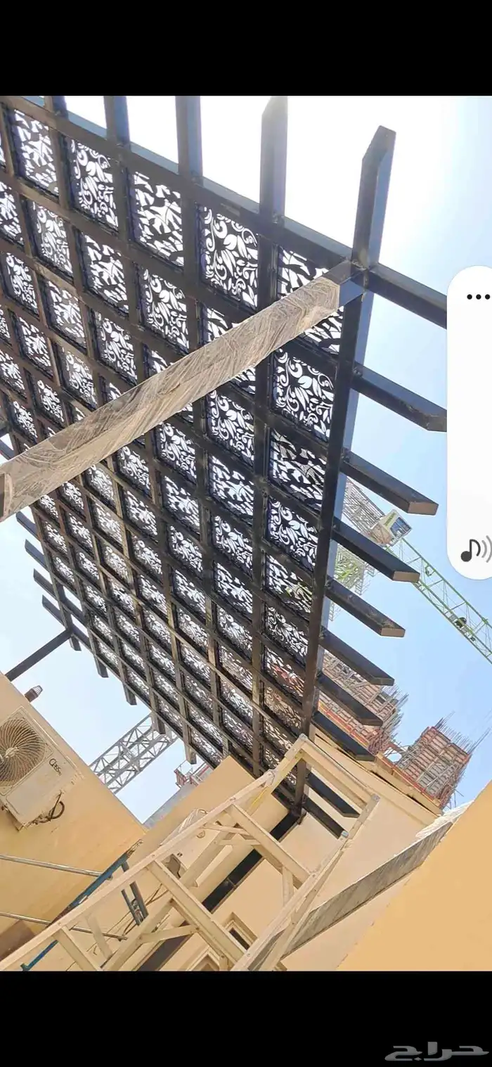 مظلات مواقف للسيارات في باب حديد سعر معقول في الرياض السعودي 1