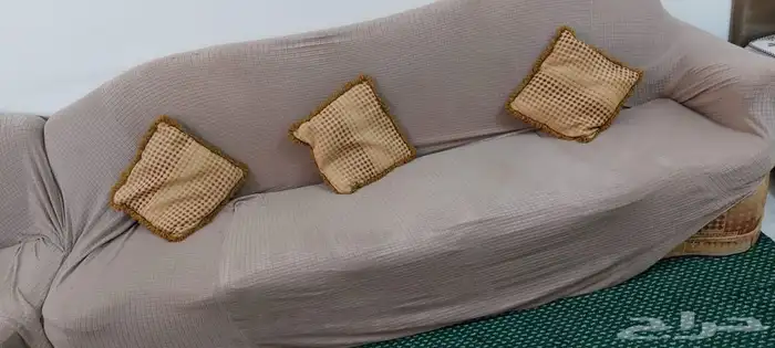 كنب 8 قطع مع غطاء السعر 150 ريال 5