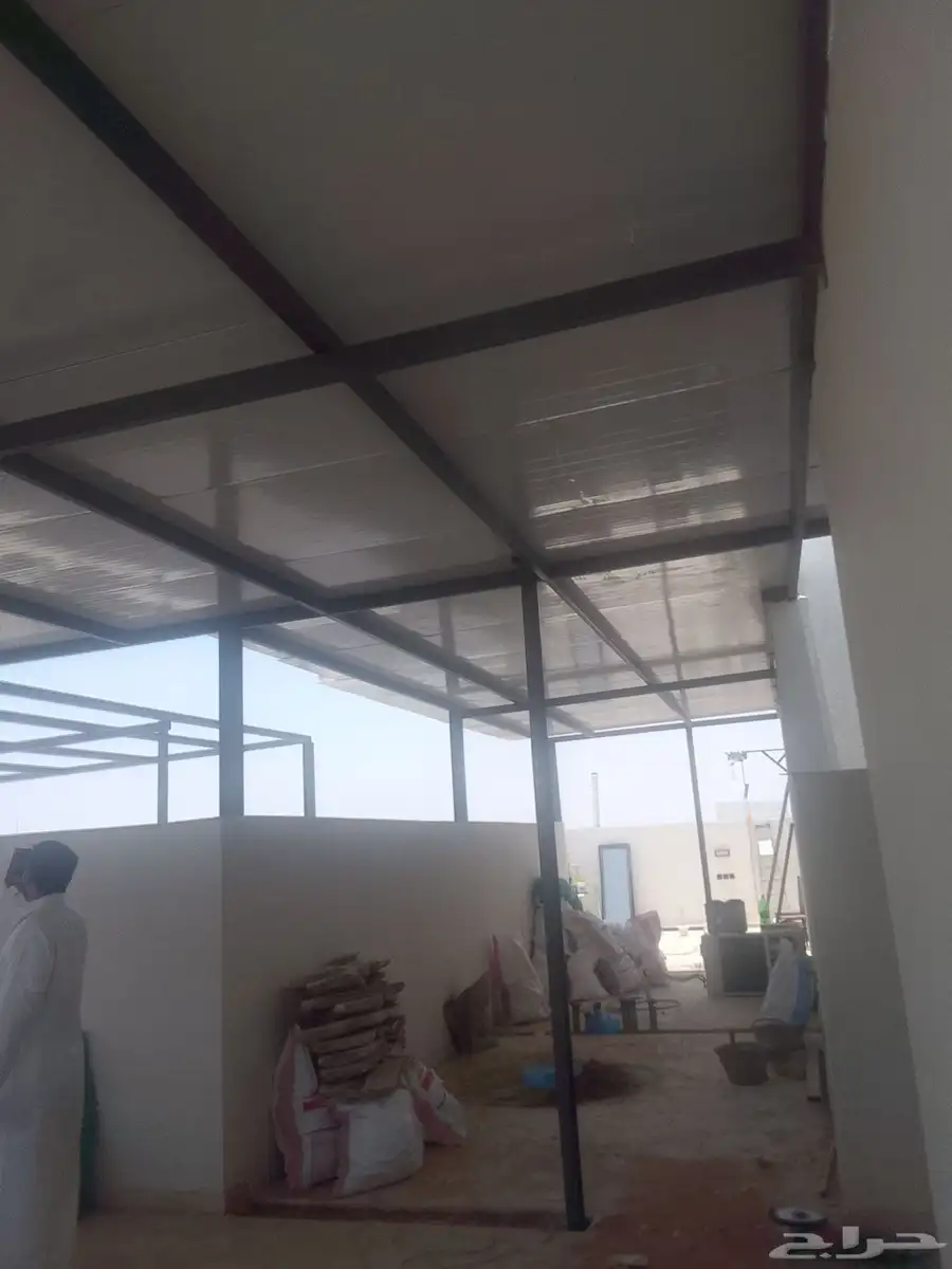 تركيب ساندوتش بانل بناء ملاحق 3