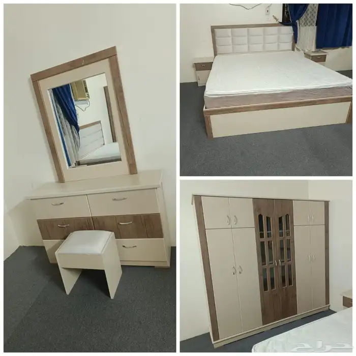 غرف نوم جديد وطني ست قطع 13