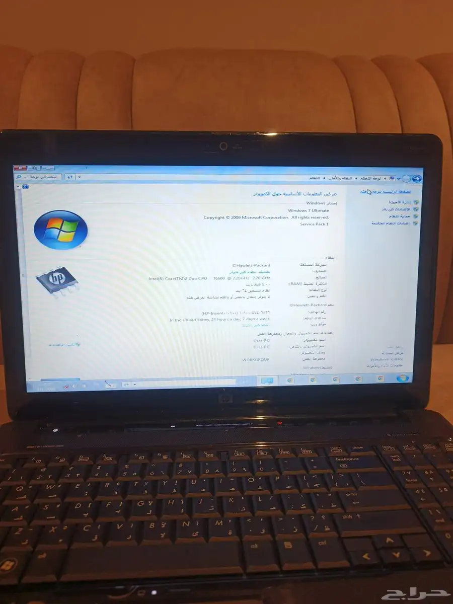 لابتوب hp هارديسك 320 قيقا 2