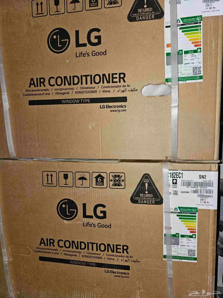 مكيف شباك ال جي LG 18700 جديد معا ضمان 0