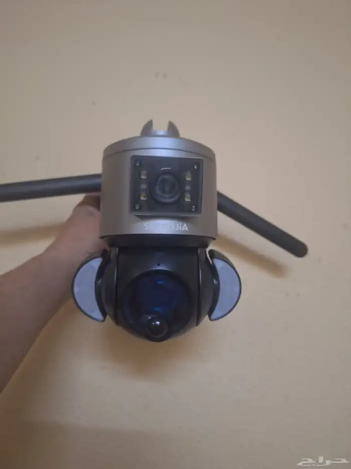 كاميرات مراقبه خارجيه على الطاقه الشمسيه بشريحة 4G عدستين 8