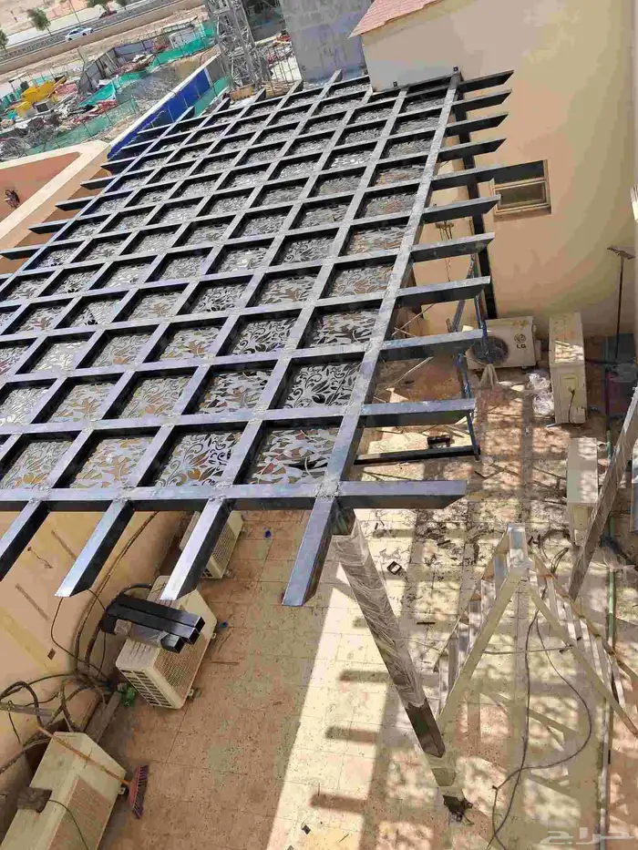 مظلات مواقف للسيارات في باب حديد سعر معقول في الرياض السعودي 9