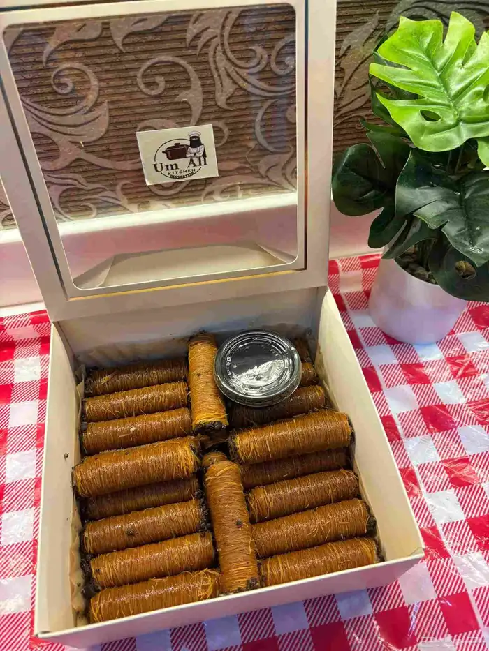 يتوفر كنافة مبرومة بالقشطة أو الشكولاته بالطلب المسبق 0