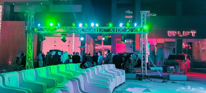 اضاءات وليازر افتتاحات 8