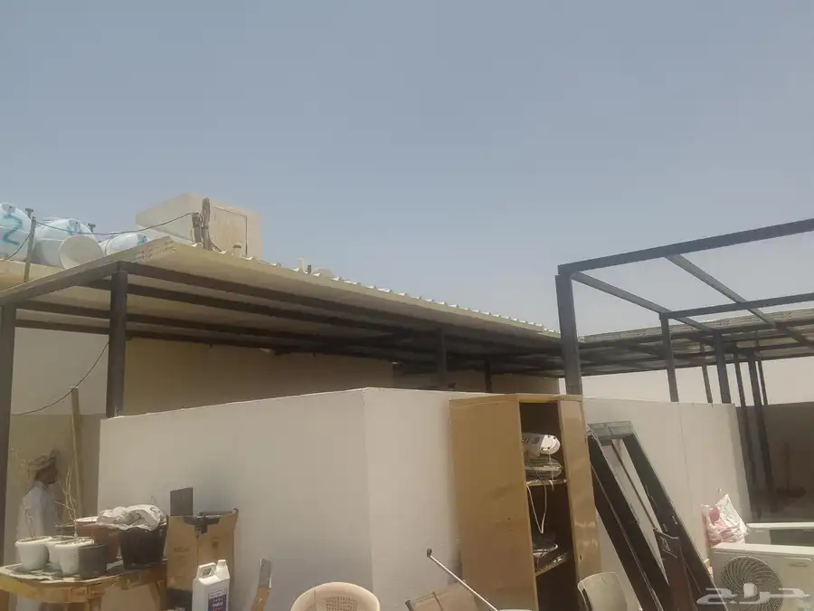 تركيب ساندوتش بانل بناء ملاحق 1
