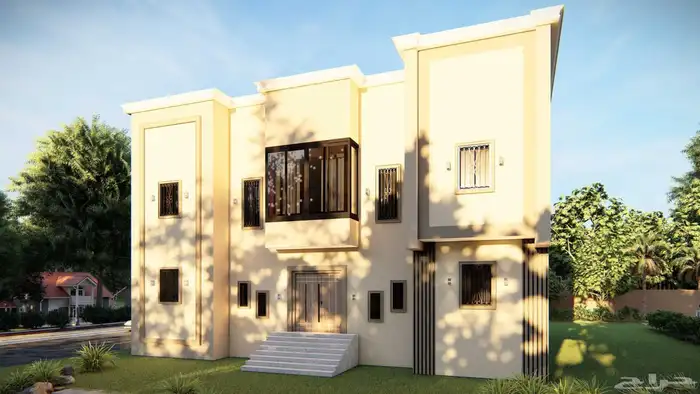 تصميم واجهات فلل عصريه 6