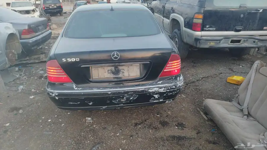 مرسدس فياقراء مديل 2002حجم 500تشليح قطع غيار 1