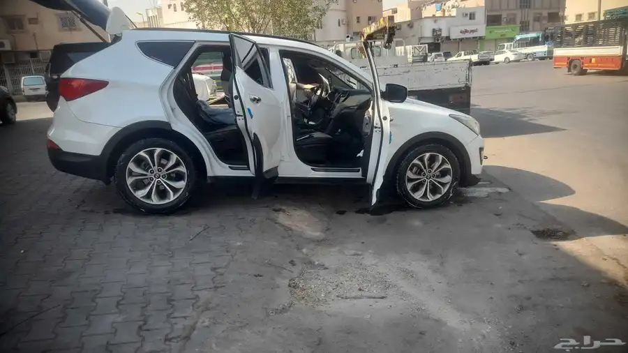 سنتافي موديل 2014 ثاني مستخدم ممشى 350 فيه بعض الحكوك والسيا 2