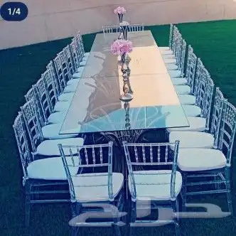 تاجير كنب كراسي وطاولات ومكيفات وجميع الحفلات متوفره 1
