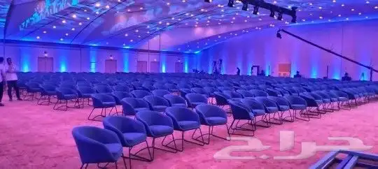 تاجير كنب كراسي وطاولات ومكيفات وجميع الحفلات متوفره 4