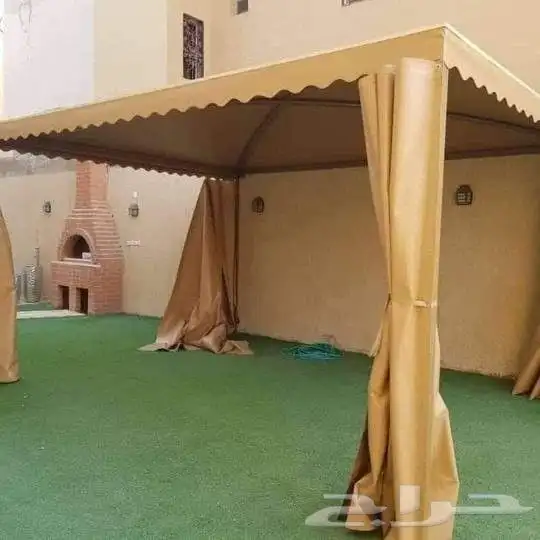 مظلات سواتر بيوت شعر برجولات اغطيت مسابح 49