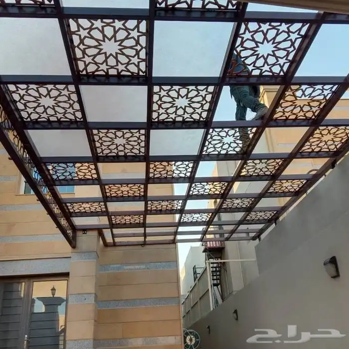 مظلات مواقف للسيارات في باب حديد سعر معقول في الرياض السعودي 8