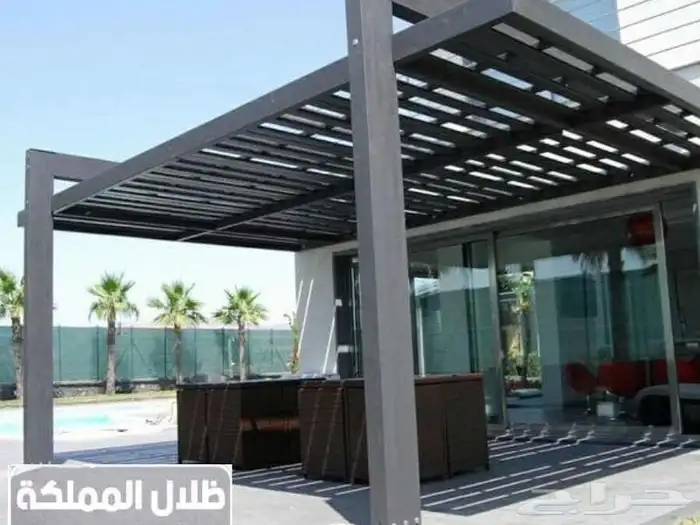 مظلات مواقف للسيارات في باب حديد سعر معقول في الرياض السعودي 12