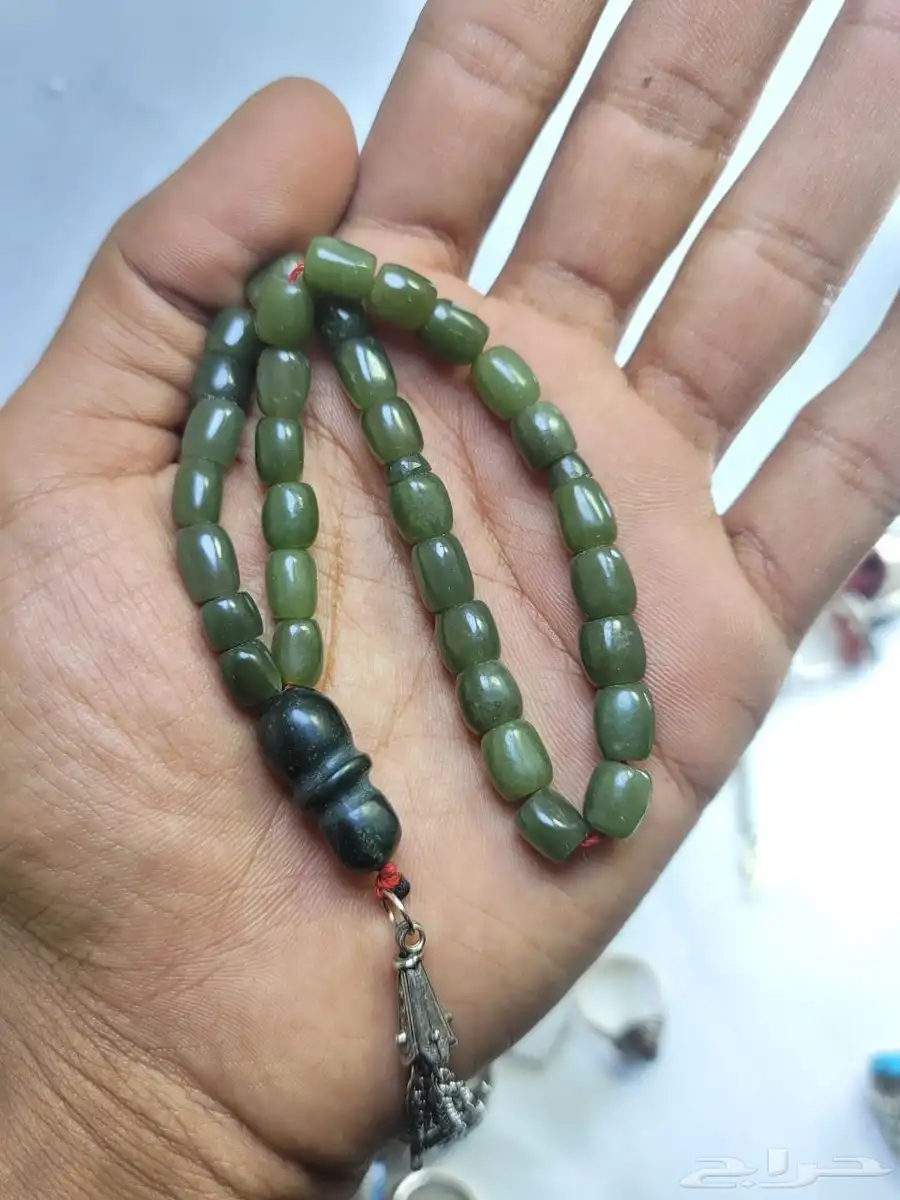 مسحبة عقيق يمني أصلي مع راس معدني 0