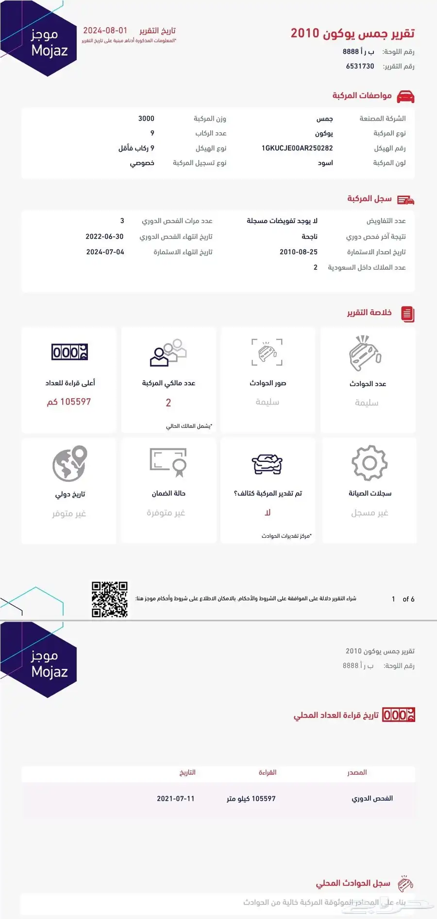 جمس يوكن xl طويل مخزن 2010 اسود 37