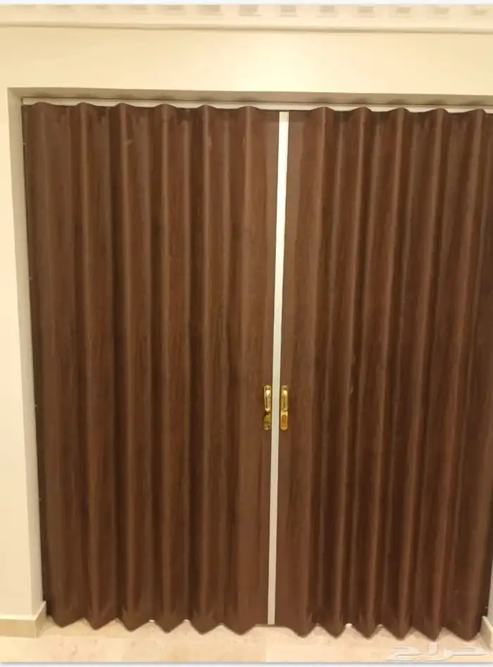 ابواب سحب سحاب سحابة جلد وبلاستيك كورديون 6
