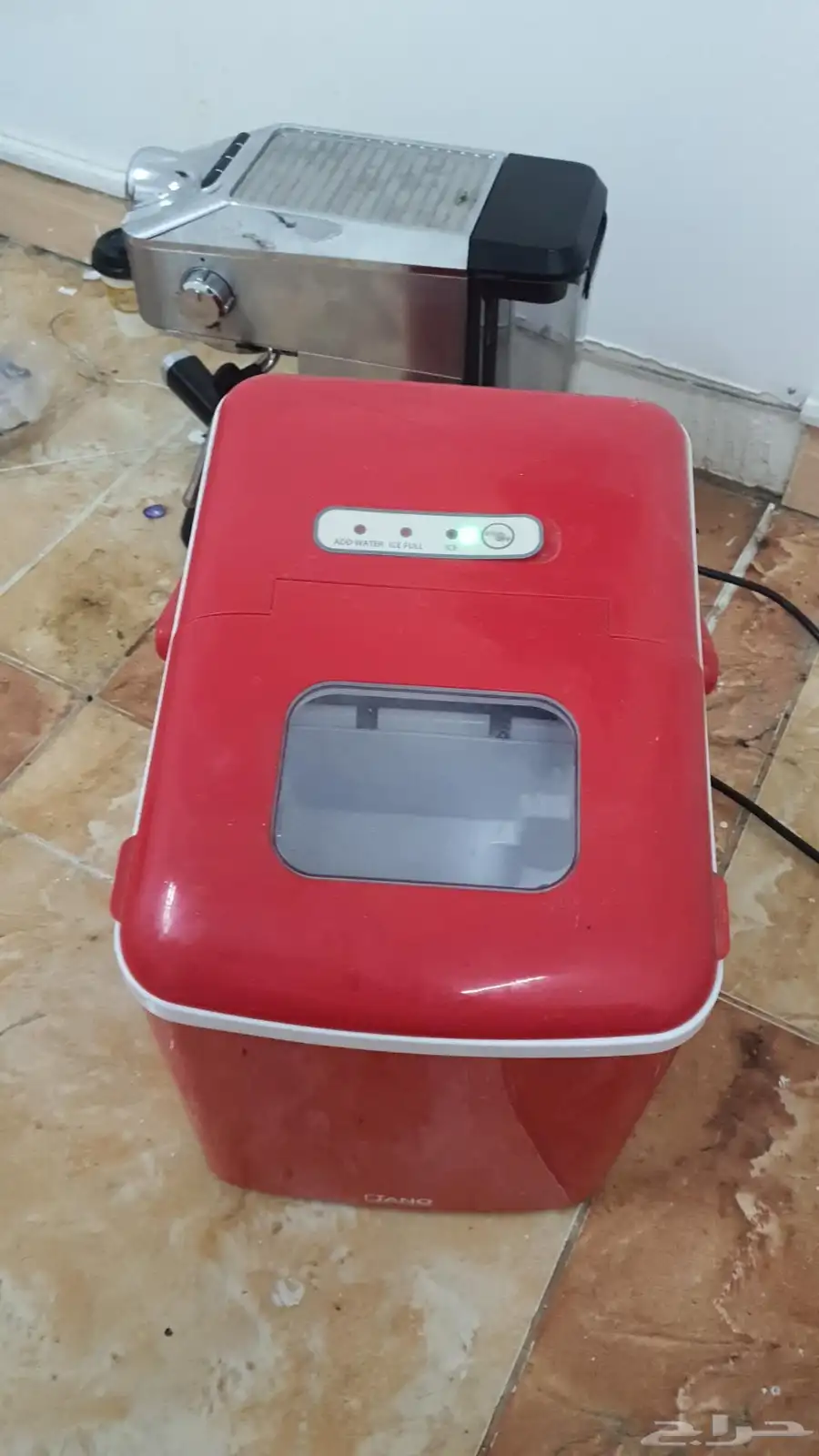 مكنيه كبتشينو مع طحنه مع صنعت ثلج 5