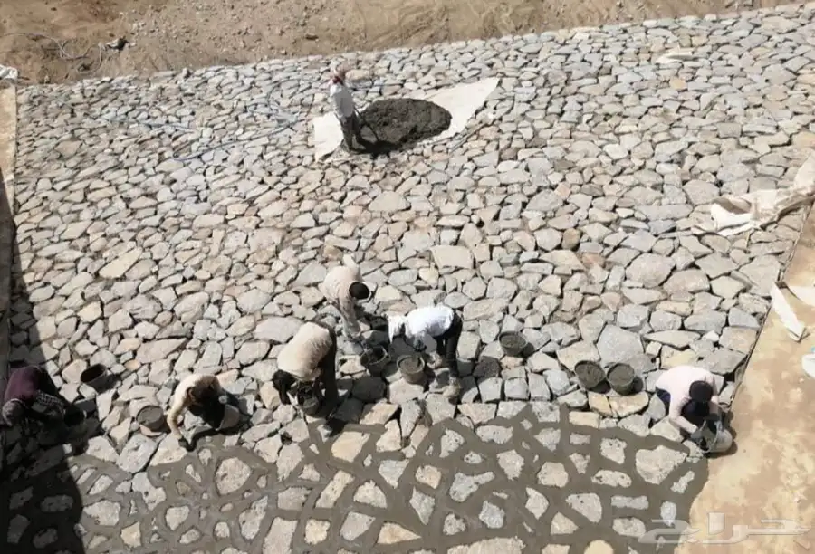أبو خالد جميع انواع بنا الحجرالرباريب والقاويم ومجاري السيول 7