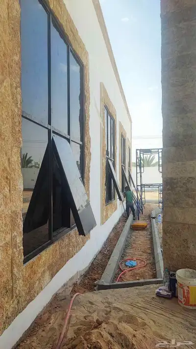 شتر ابوب المنيوم زجاج استركشر شبابيك المنيوم 8
