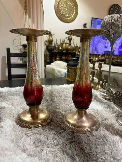 نحاسيات دلل لوحة مباخر فازات اسعار للك قطعه سعر 2