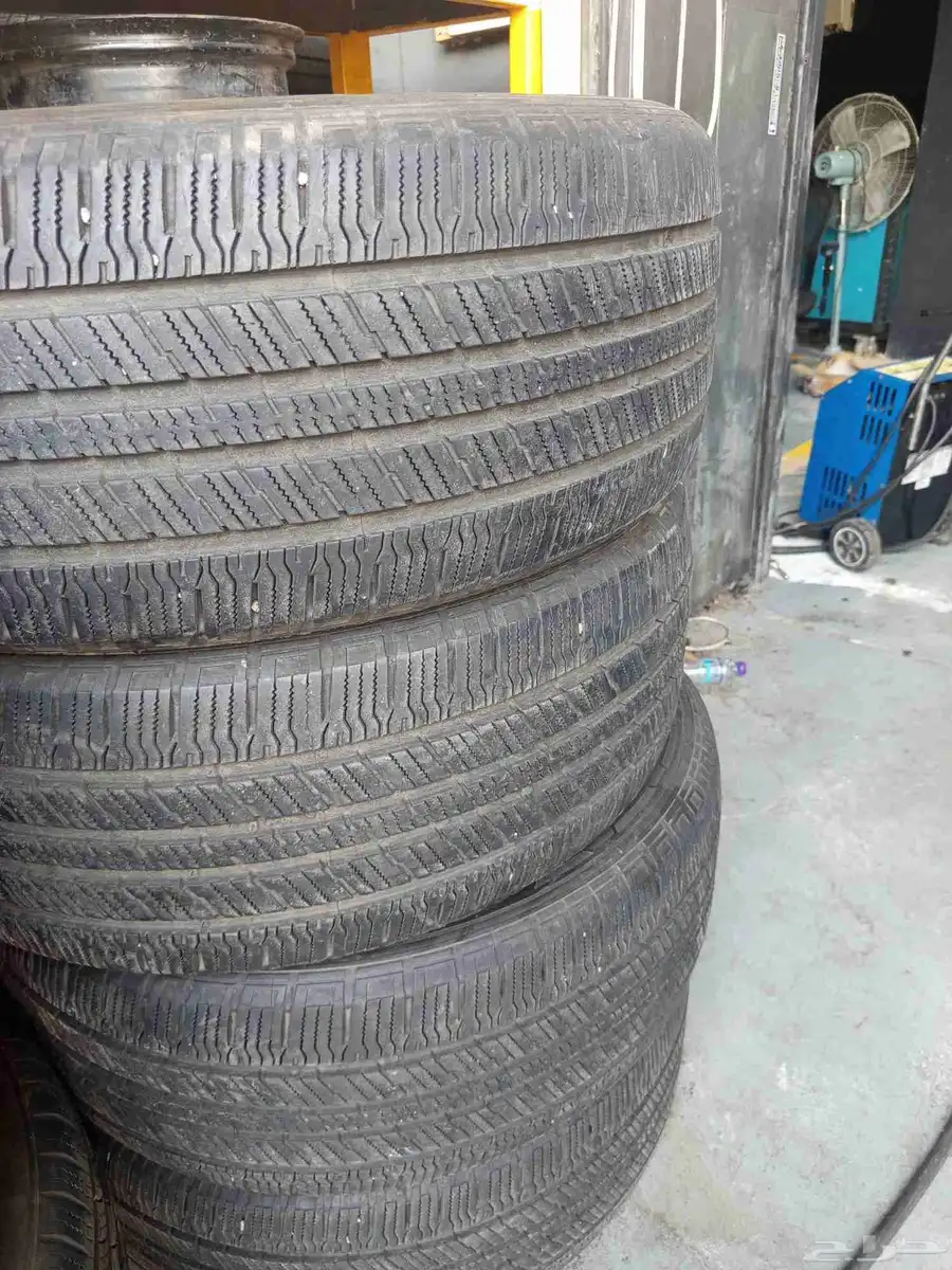 كفرات اسكلت مستخدمه نضيفه 285 45 22 هنكوك 0