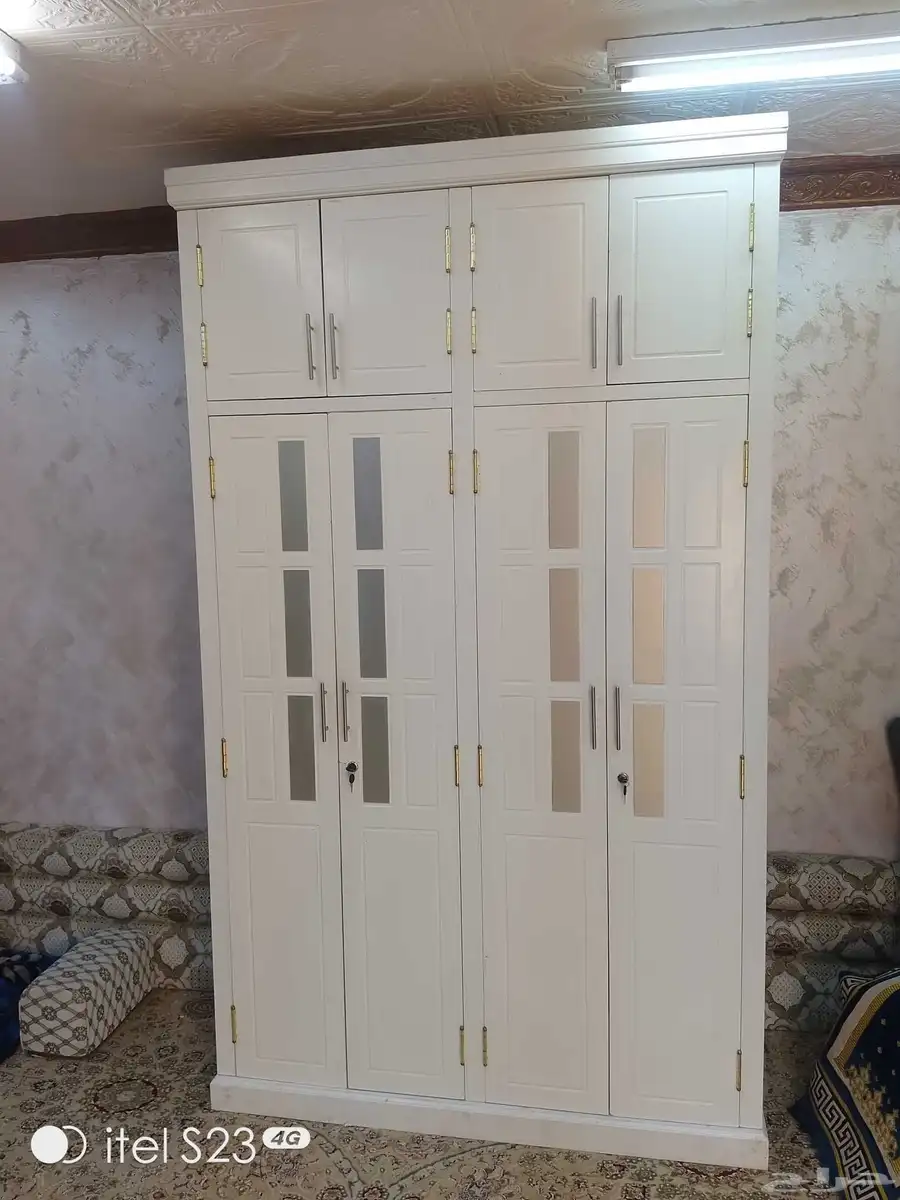 دولاب ابيض درفتين 1