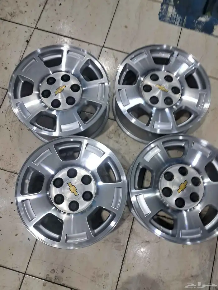 طقم جنوط تاهو ال تي زد مقاس 17 وكاله نظيفه جدن 2