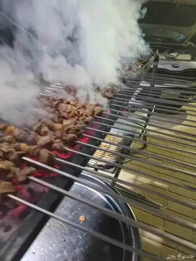 مشويات خارجيه شاليهات استراحات مخيمات قصور مع تأمين لحم 1
