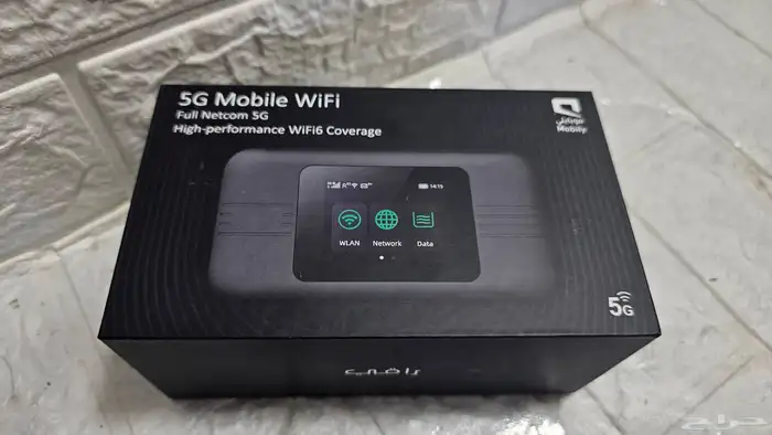 للبيع راوتر متنقل 5G جديد من راقي يشغل كل الشبكات 0