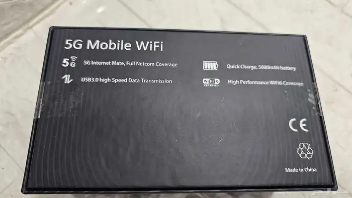 للبيع راوتر متنقل 5G جديد من راقي يشغل كل الشبكات 2