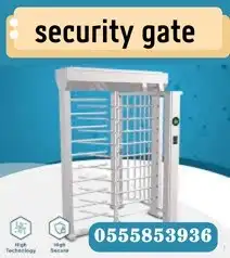 بوابة الكترونيه دوارة كامله الارتفاع للحمامات والانديه 0