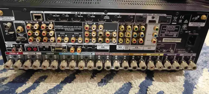 DENON AVR X6400 مسرح منزلي دينون 5