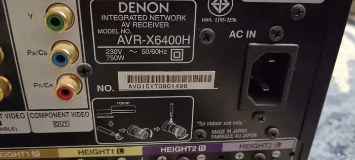 DENON AVR X6400 مسرح منزلي دينون 4
