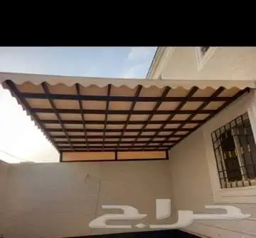 حداد مضلات سواتر برجولات بيوت شعر سندوتش بنل قرميد المنيوم 6