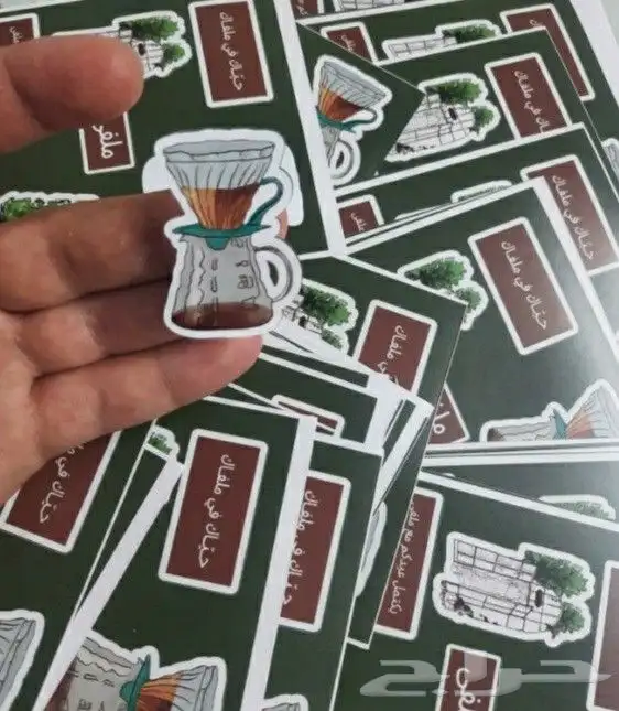 عرض على طباعة ستيكر 5 5 سم دائري (1000) ب 95 ريال فقط 5