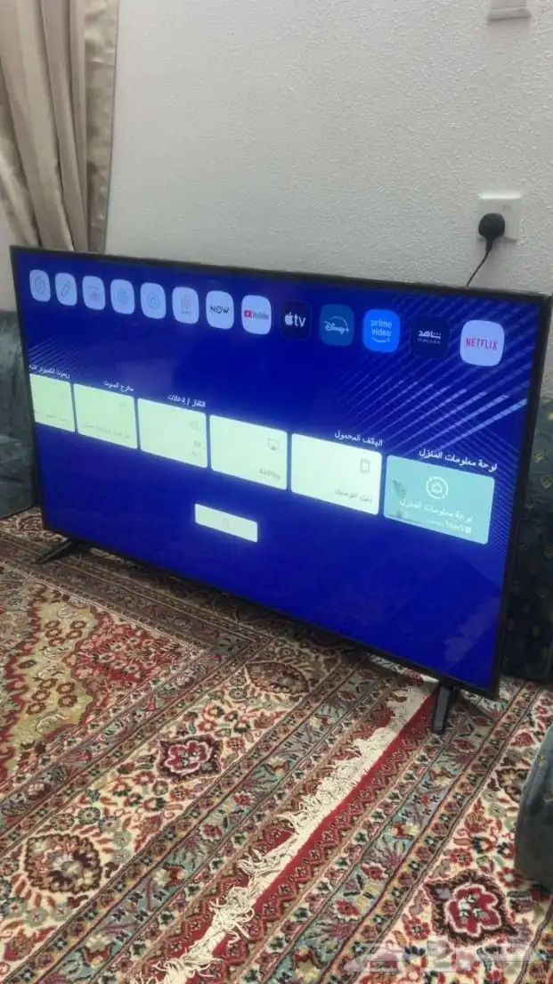 شاشه 65 بوصه سمارت شبه جديده 2