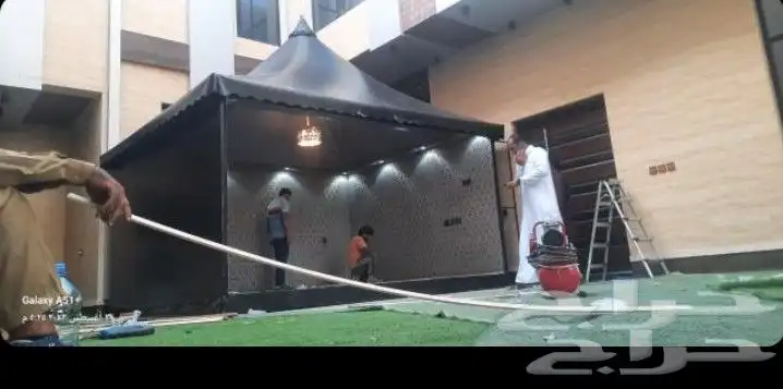 حداد مظلات سواتر وشبوك هناجر مستودعات في جميع انحاء المملكه 9