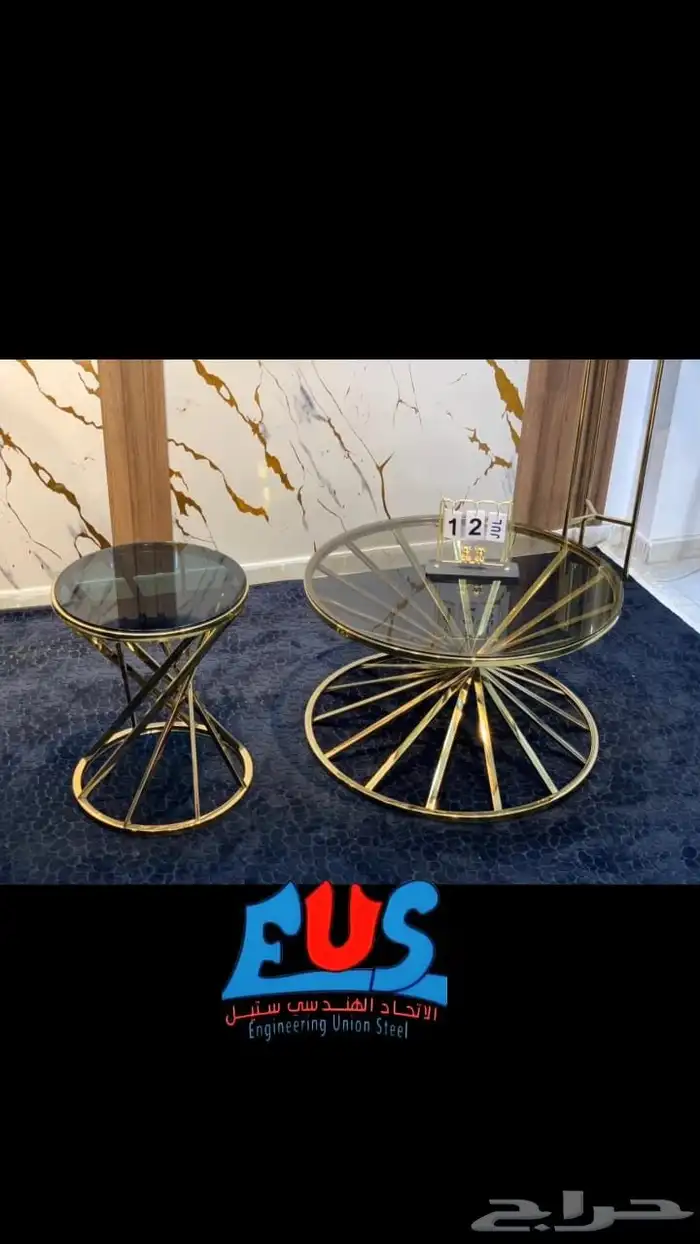 تربيزات وسط استانليس 201 بجوده عاليا 0