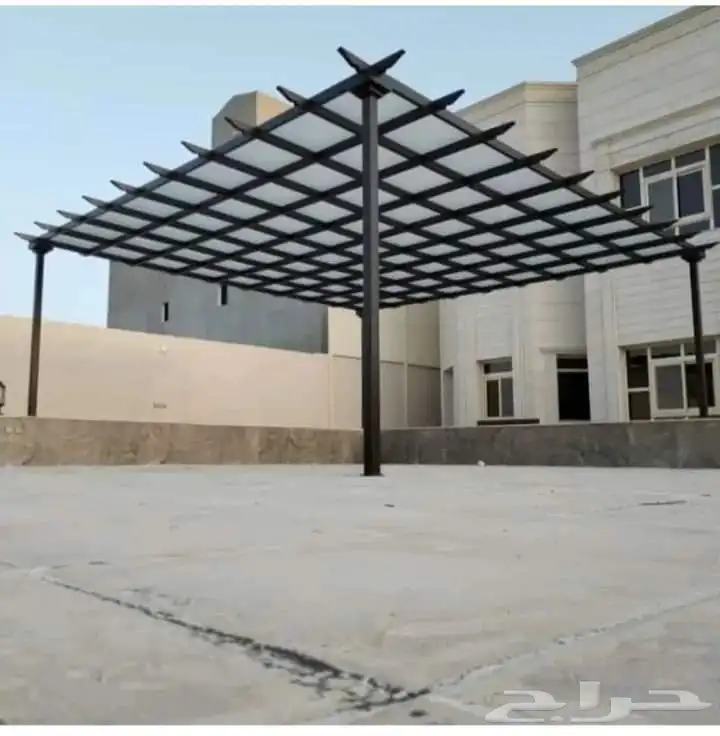 حداد مضلات سواتر برجولات بيوت شعر سندوتش بنل قرميد المنيوم 4